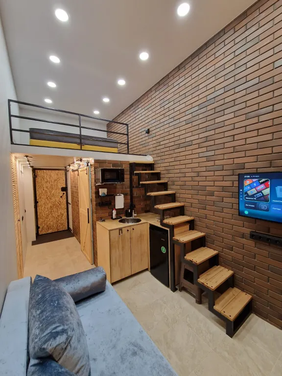 Квартира с новым ремонтом в стиле лофт