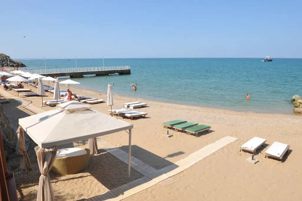 Апартаменты на берегу моря, с бассейном, спа