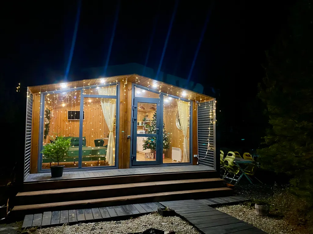 Домик с чаном и сауной