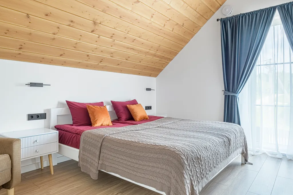 Современный барн с панорамными видами вблизи Сорачан