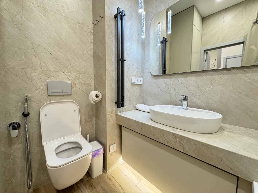 Квартира Стильная, уютная квартира с шикарным видом на Олимп Парк — Сириус