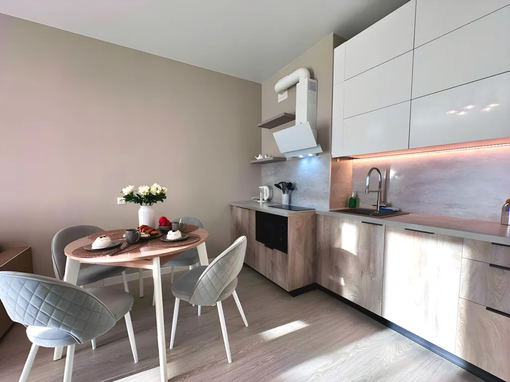 Стильная 2-комнатная квартира для большой компании