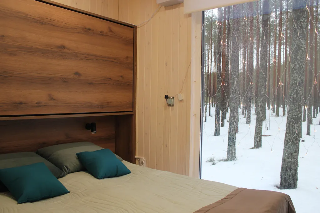 Дом с 2 спальнями и панорамным видом на лес