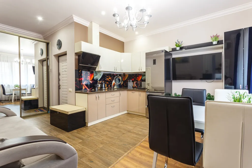 Евродвушка с большим балконом