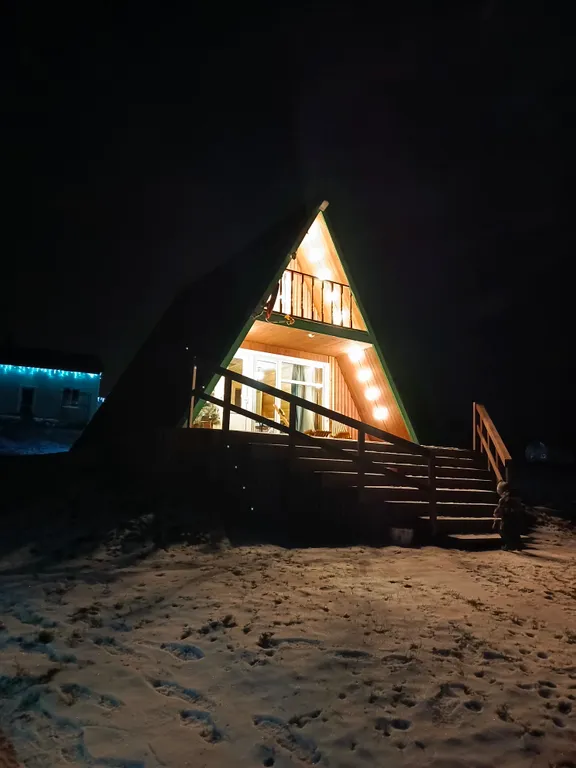 Коттедж Дом в стиле A-Frame с сауной — аренда посуточно в Сортавала