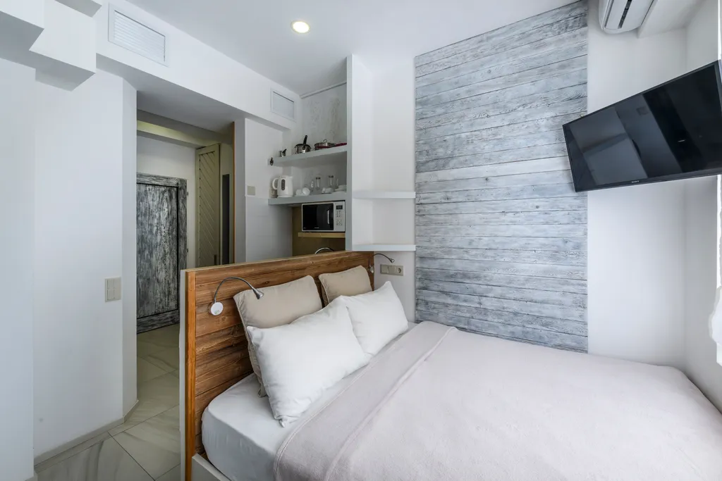 ЛАЙТ ДЖЕМ ДИЗАЙН-СТУДИЯ | 28 м²| Гипнотический вид из кровати