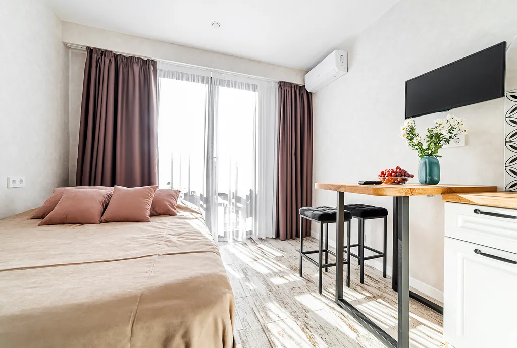 Студия 23 с видом на горы