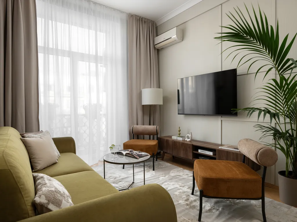 Квартира Видовая трехкомнатная квартира с эркерным балконом — Москва