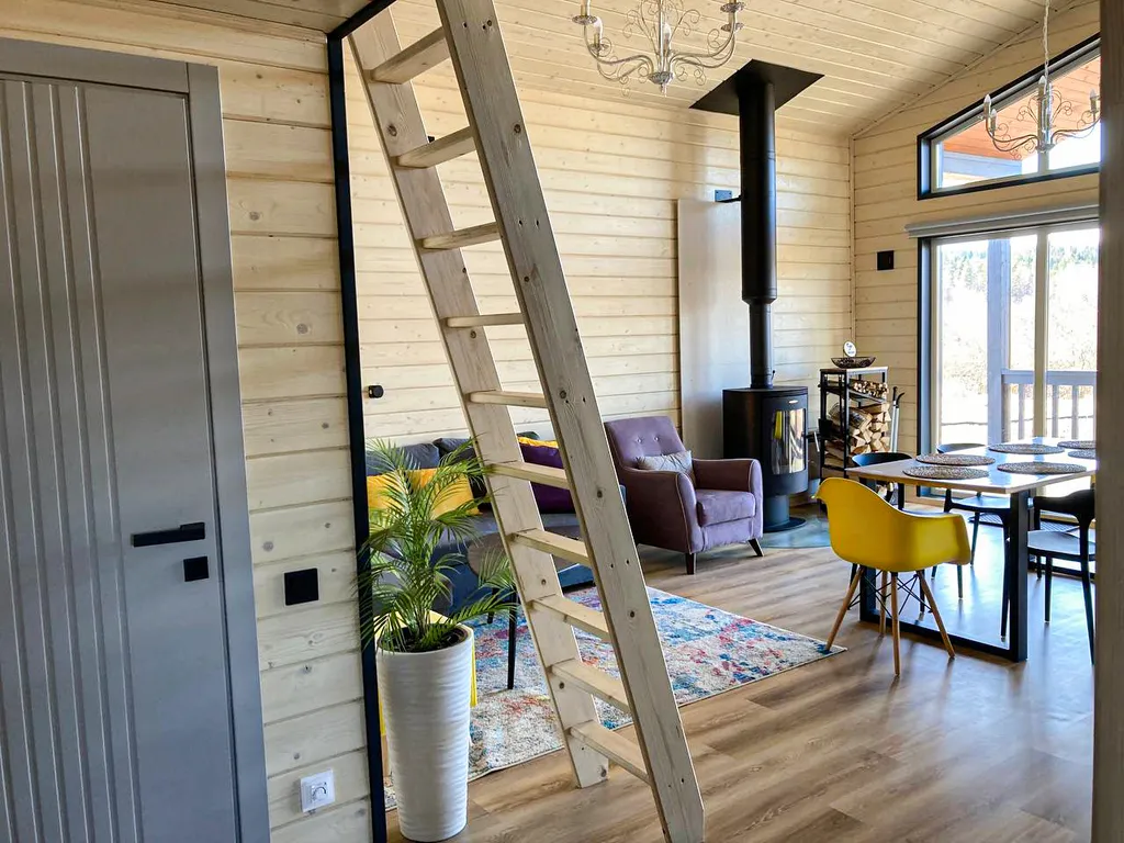 Уютный коттедж БарнХаус с сауной (включена) и сибирским чаном