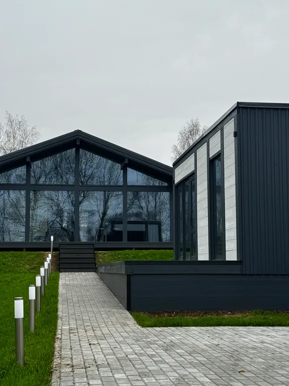 Настоящий панорамный дом