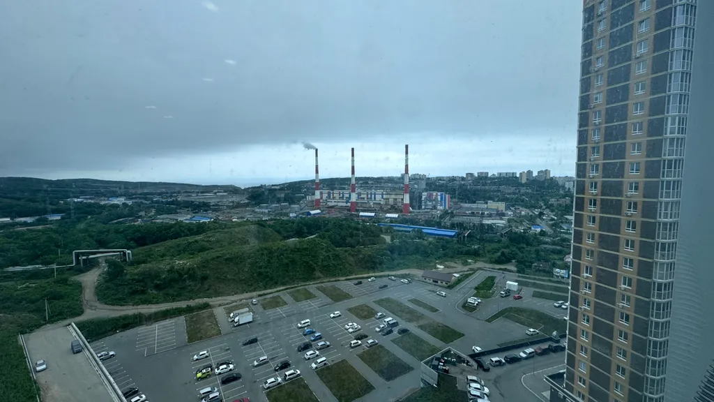 Квартира-студия с видом на город