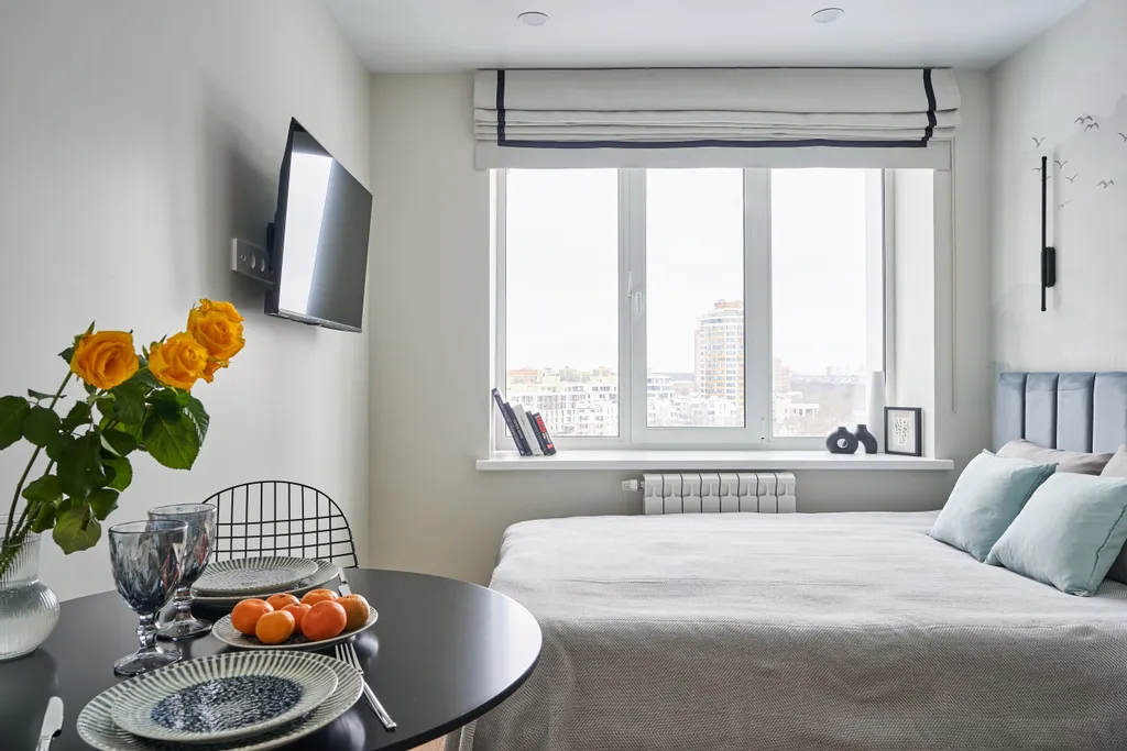 Современные апартаменты с видом на яхт клуб и канал имени Москвы