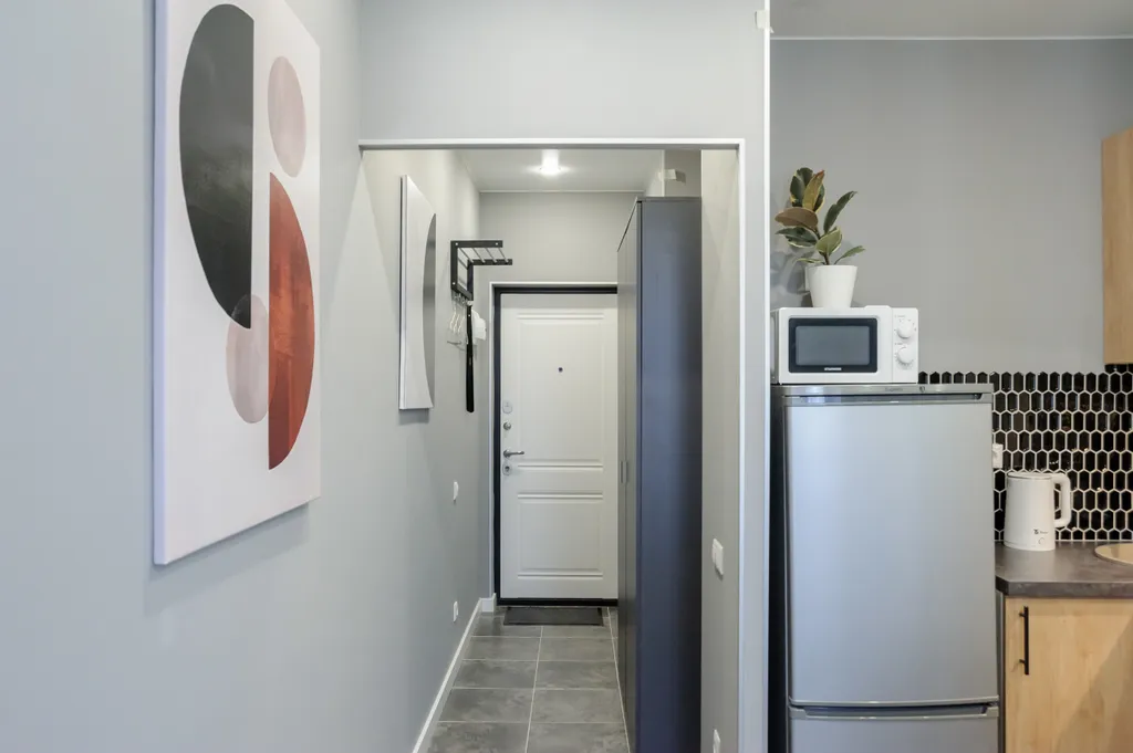 Минималистичная студия в ЖК Сколковский