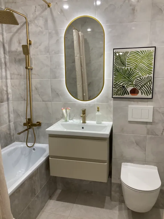 Просторная квартира в новостройке в самом центре города