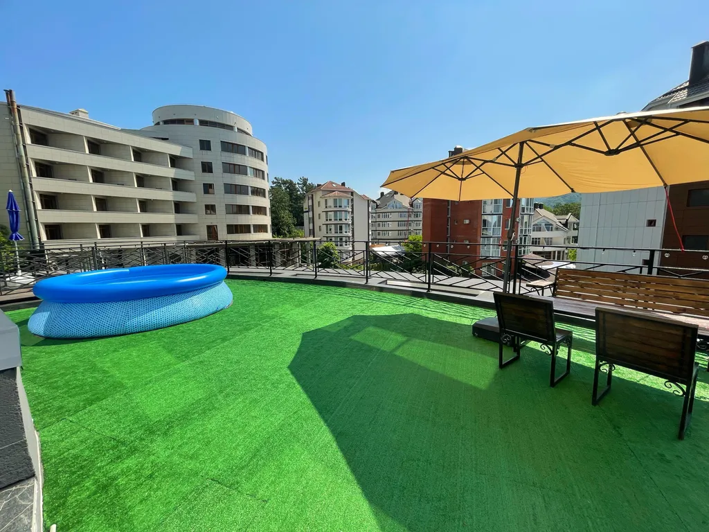 Квартира Апартаменты с террасой 60 м2 собственным бассейном, 3 минуты до пляжа — аренда посуточно в Агой