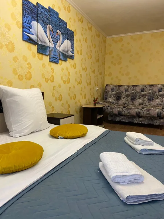 Уютная однушка в центре с двумя кроватями