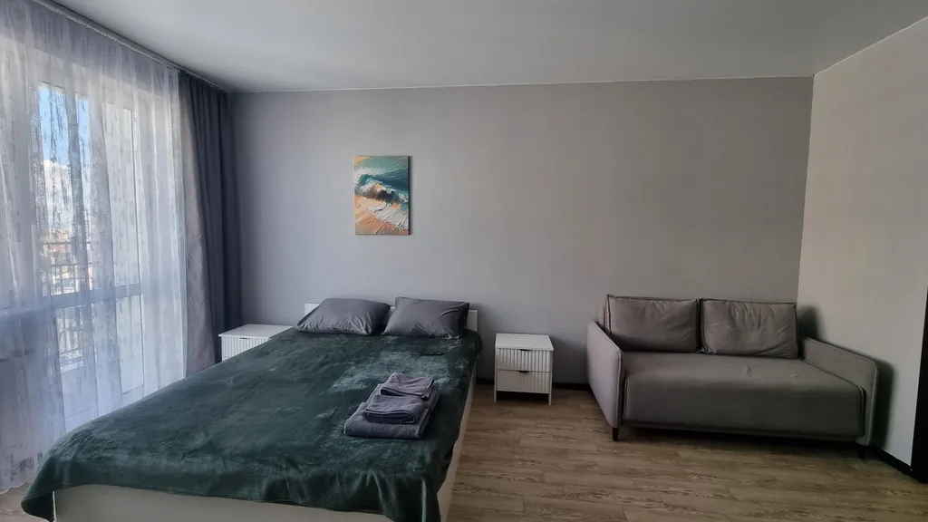 Квартира Квартира- студия с шикарным видом на город с 22 этажа — Красноярск