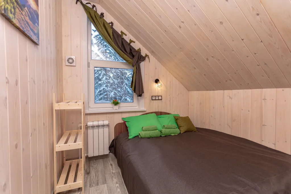 Барнхаус с панорамным видом на лес