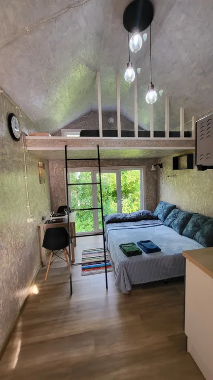 Дачный домик Tiny gray house