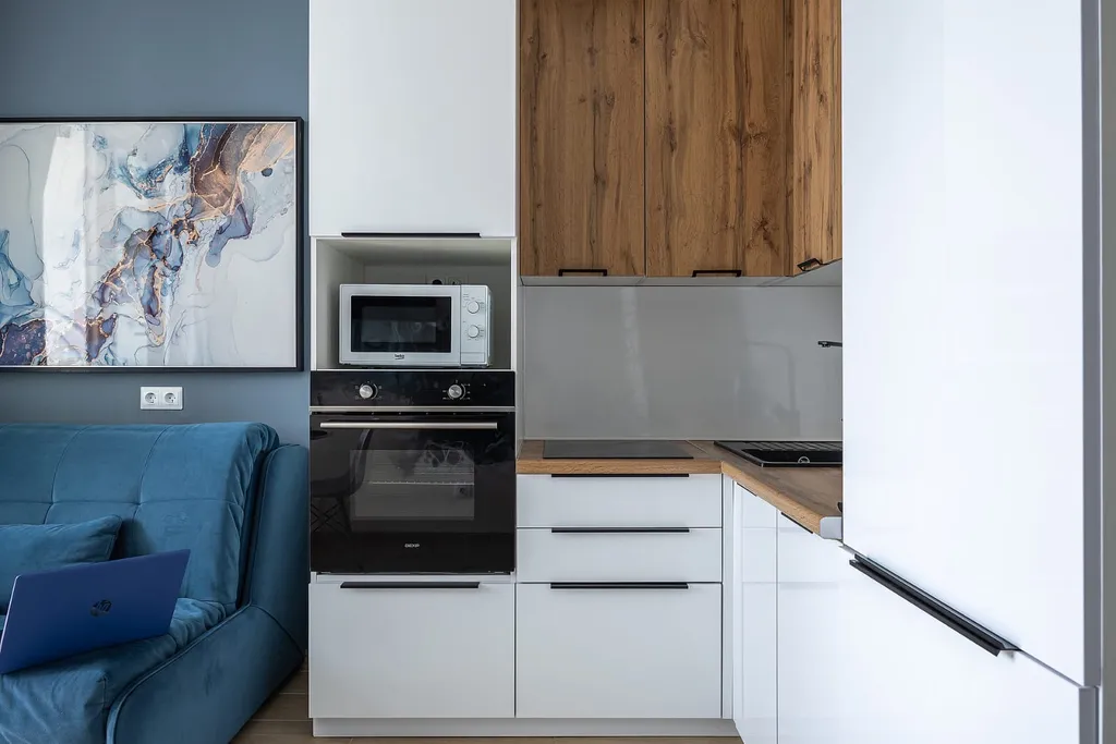 Видовая 1-комнатная квартира в ЖК Цветы