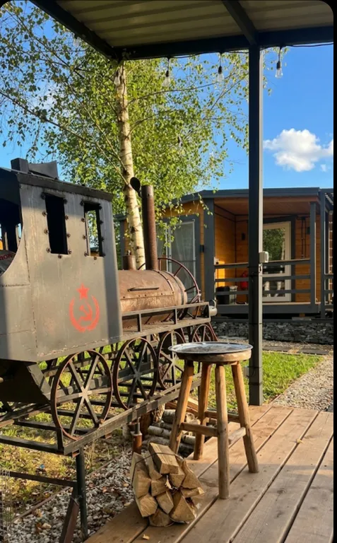 Дом 45m2 — чан, кухня, Wi-Fi, барбекю