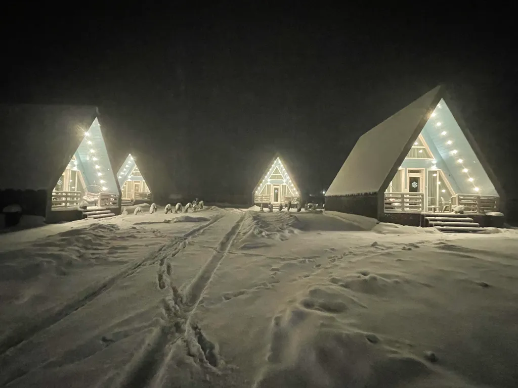 Коттедж Уютный дом аттик А-фрейм у Снетковского озера — Ларионово