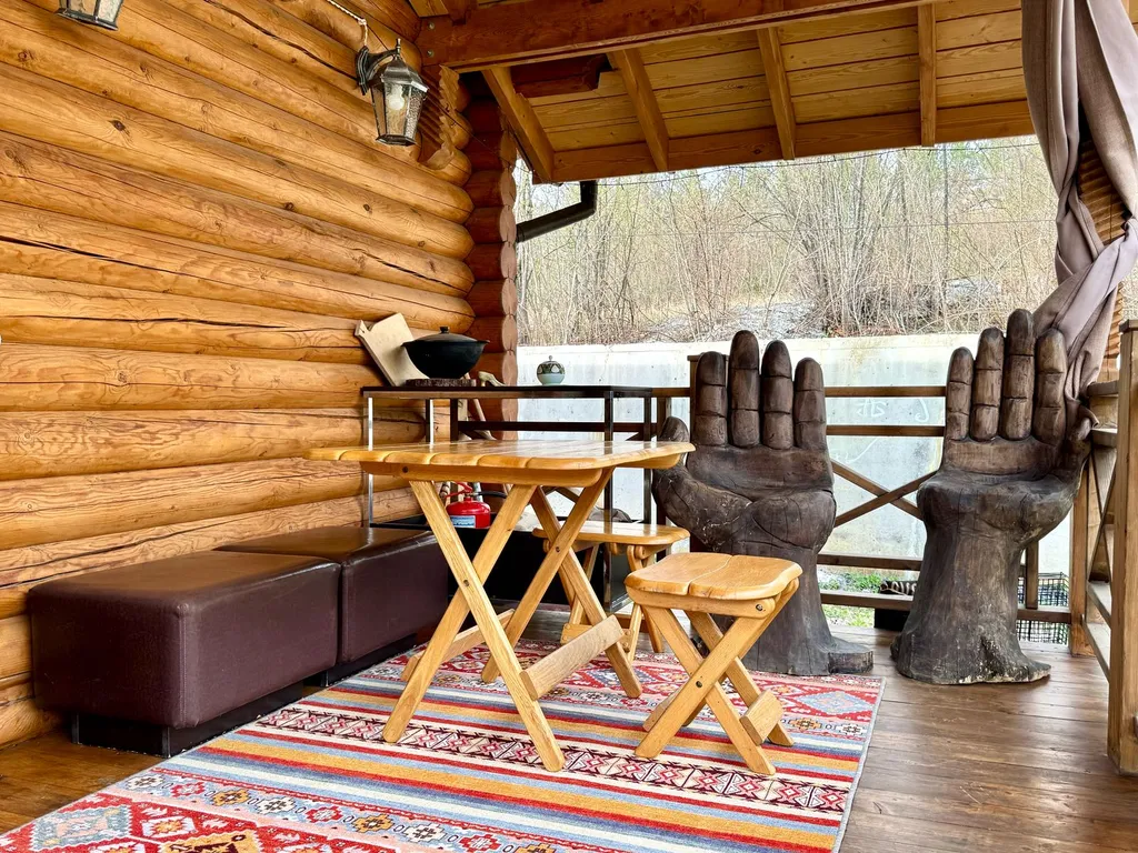 Домик с баней Азазель в лесу