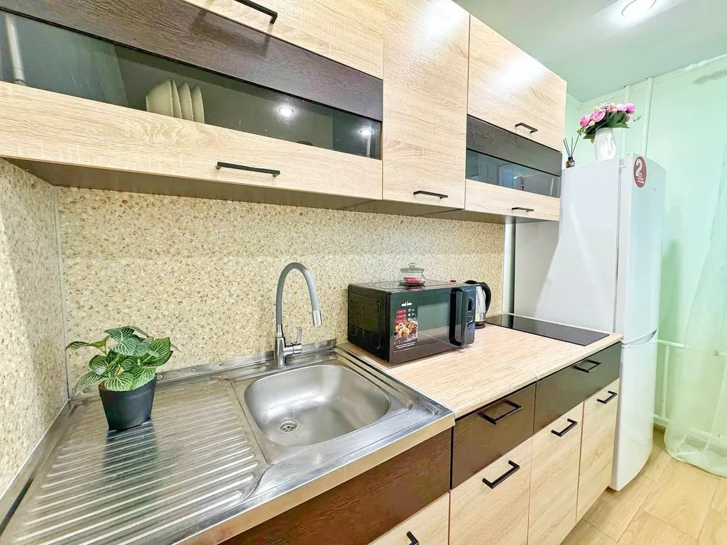 Уютная 1-комнатная квартира в новом доме в шаговой доступности от ЖД вокзала