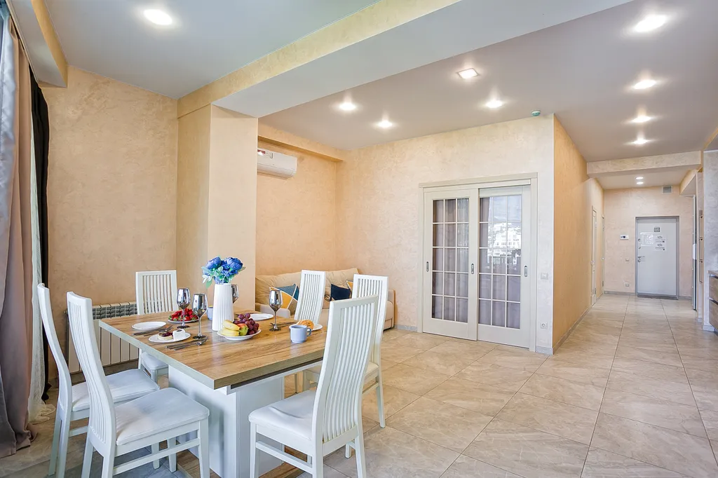 Апартамент и терраса с сумасшедшим видом на море в Приморском парке