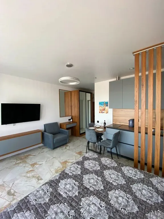 Квартира Квартира Элитный апартамент с потрясающим видом на море и город — Анапа