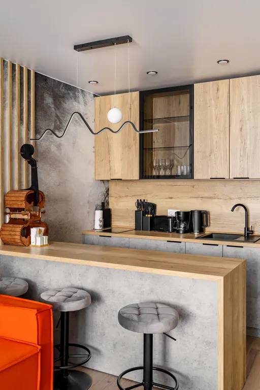 Студия с дизайнерским ремонтом в ЖК Авиатор