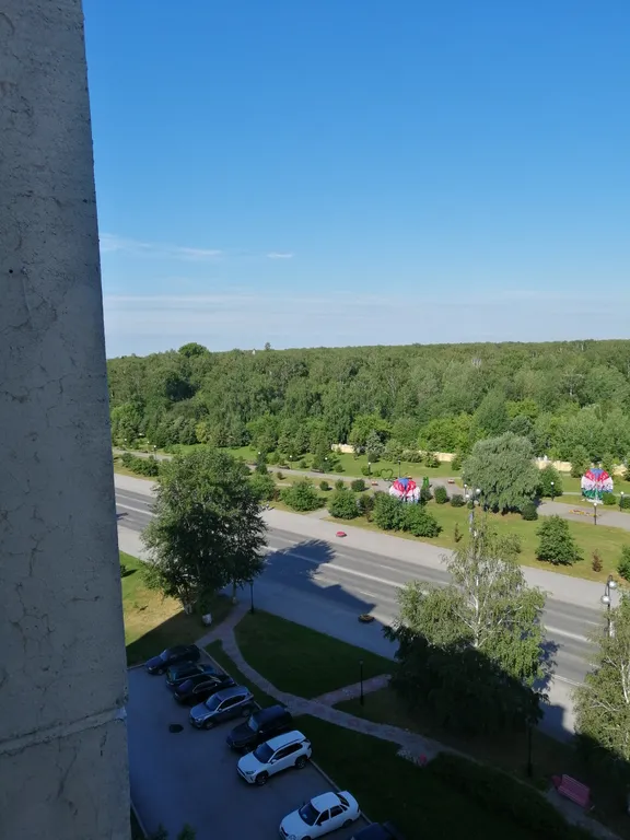 Уют в центре города  с видом на парк