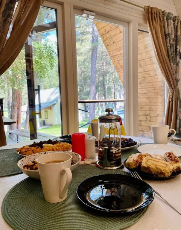 Коттедж Афрейм с видом на горы — Архыз