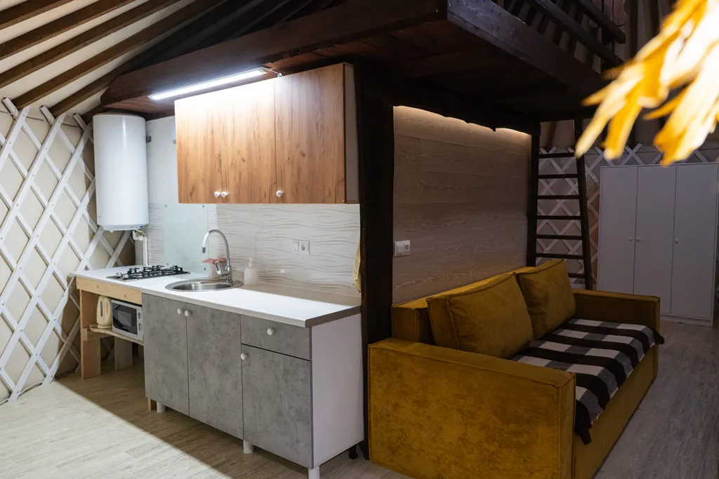 Коттедж Современная круглогодичная Юрта со всеми удобствами рядом с Коломной — Михеево