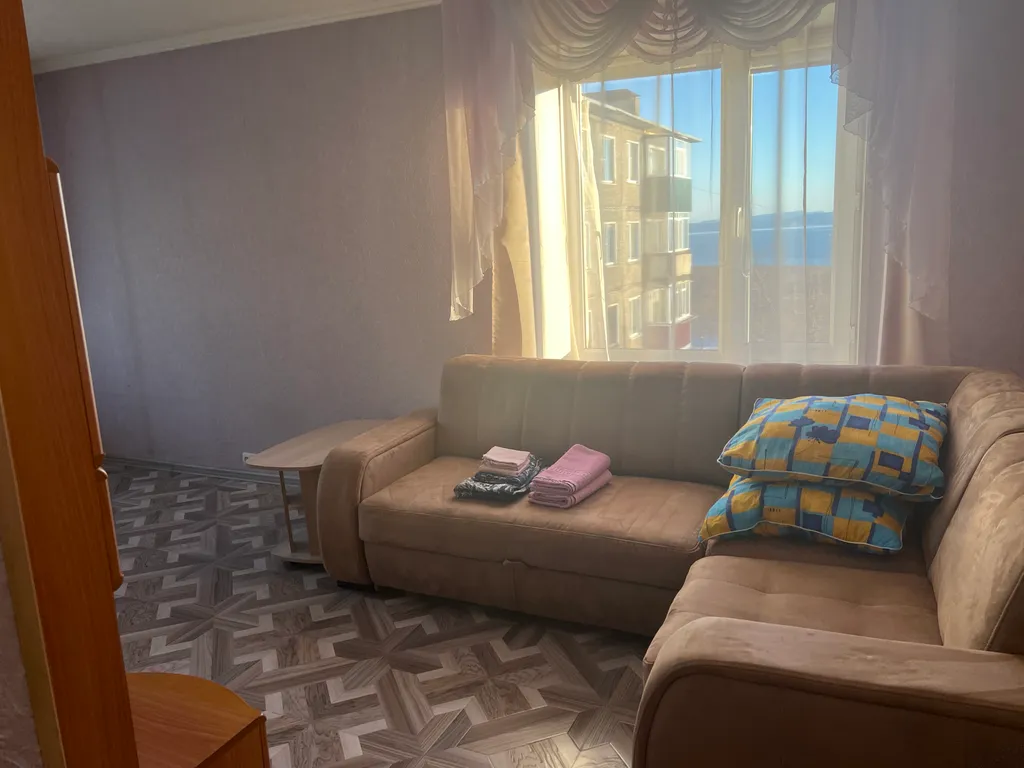 Уютная квартира в одном км от автостанции с видом на бухту