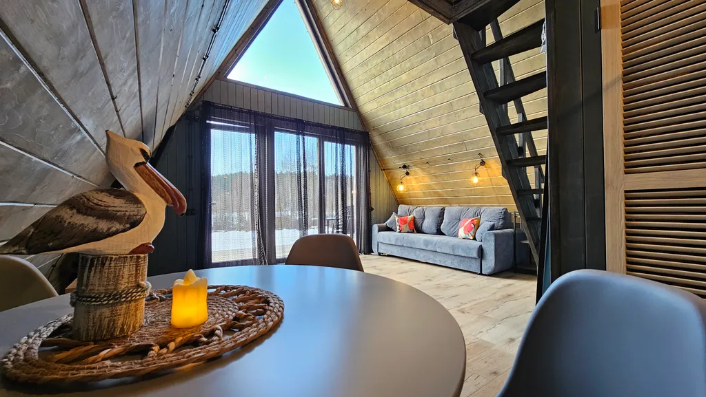 Дом А-Фрейм с террасой №5