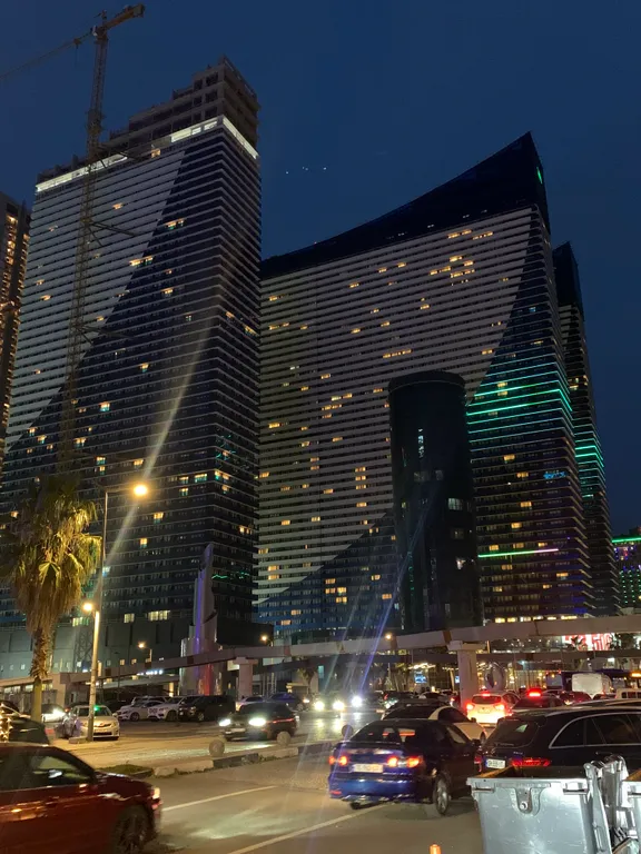 Апартаменты orbi city d1, 39 этаж, с видом на море и старый батуми