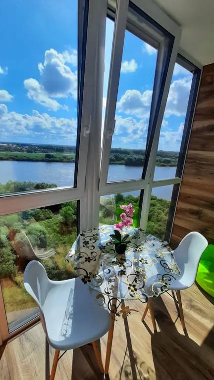 Квартира Апартамент с шикарным видом на Волхов — аренда посуточно в Великий Новгород