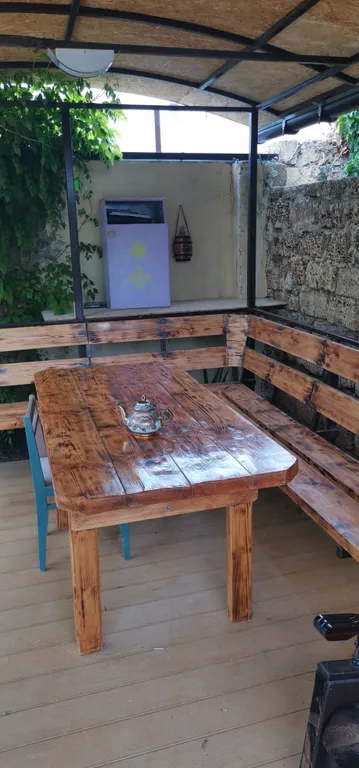 Двухэтажный номер голубой