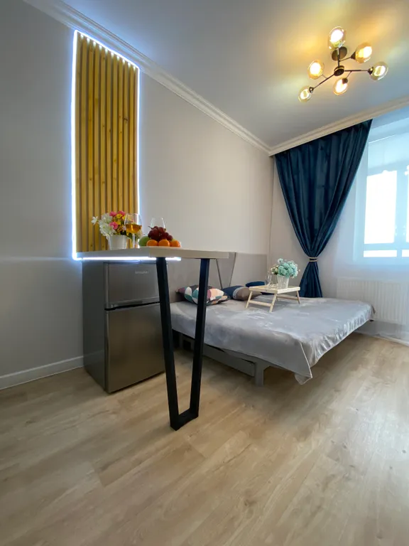 Уютная студия с балконом