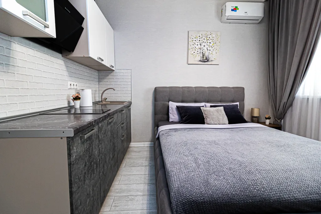 Квартира Квартира Студия для 2 гостей в ЖК Флотилия — Краснодар