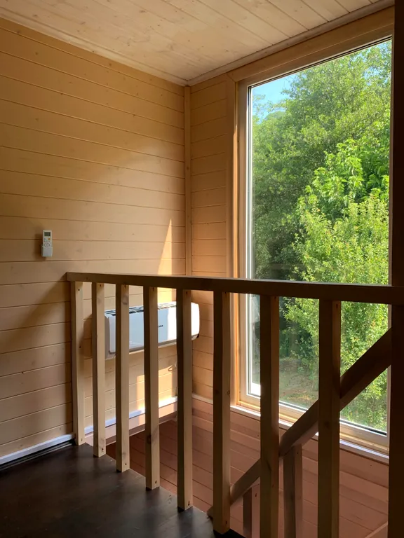 Коттедж Уютные коттеджи в Колхидском лесу на семейной экобазе — Беранда