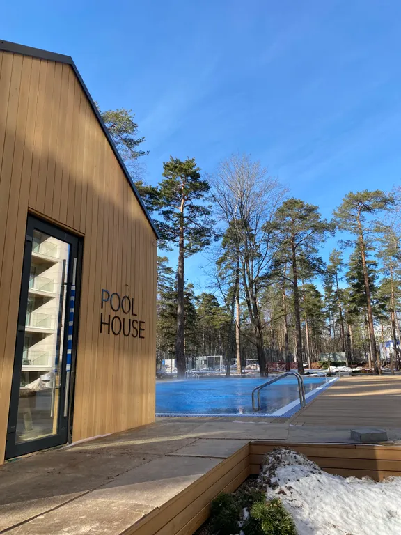 Апартамент с кухней на заливе