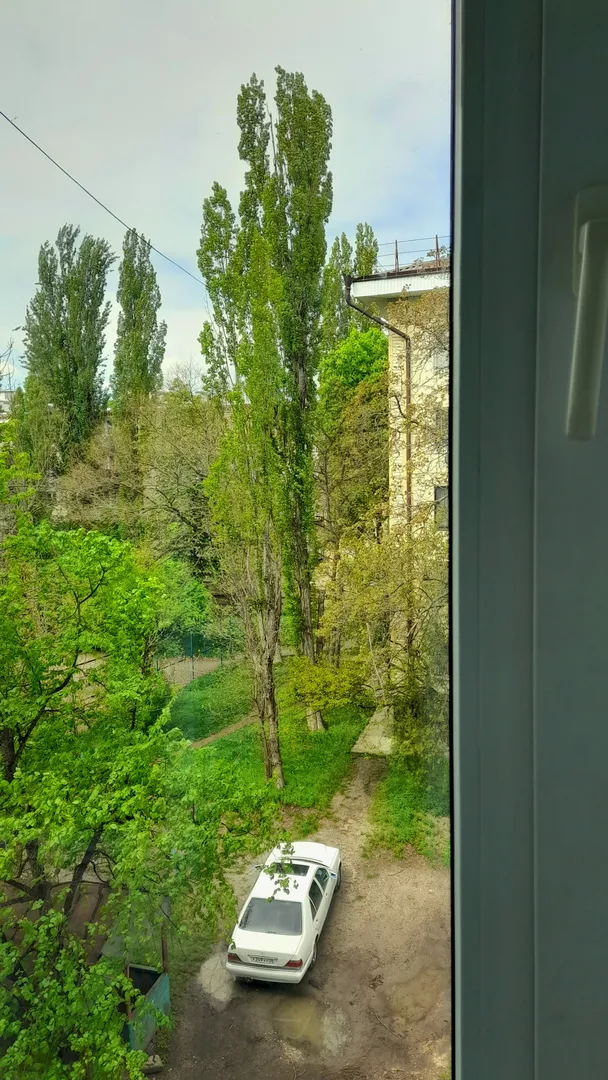 Вид из окна во двор