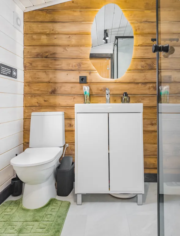 Дом c сауной и видом на лес