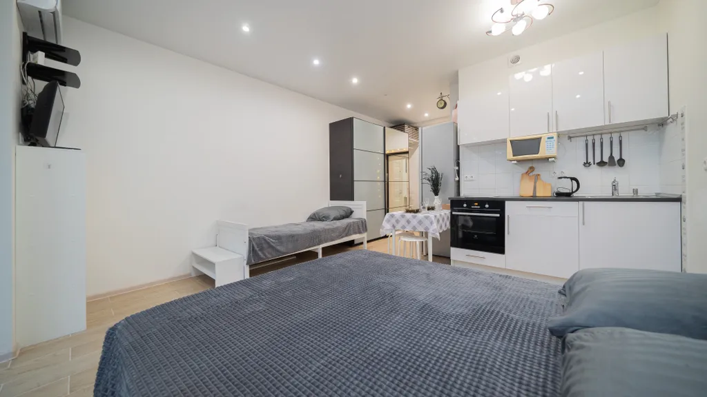 Квартира Квартира Уютная студия в ЖК "Весна" — Апрелевка