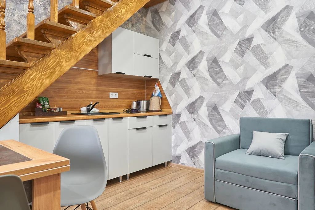 Апартаменты двухуровневые однокомнатные с кухней (апарт 2)