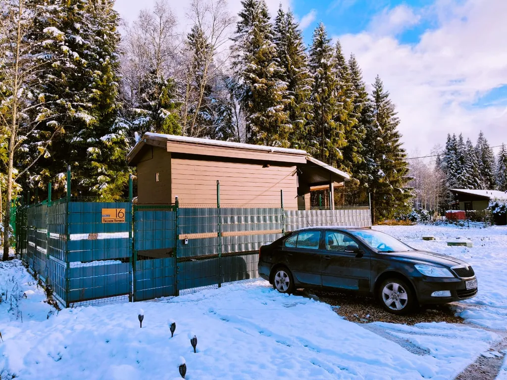 Уютный домик-глемпинг с сауной в лесу