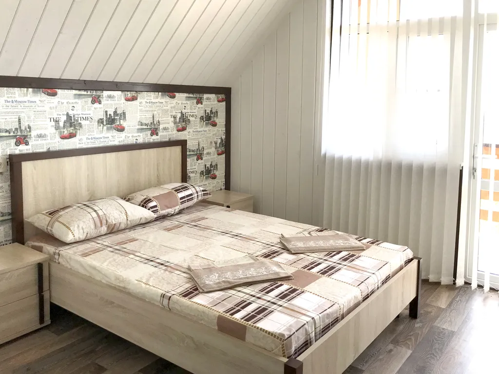 Квартира Двухместный номер-комфорт с балконом и видом на море — аренда посуточно в Аше