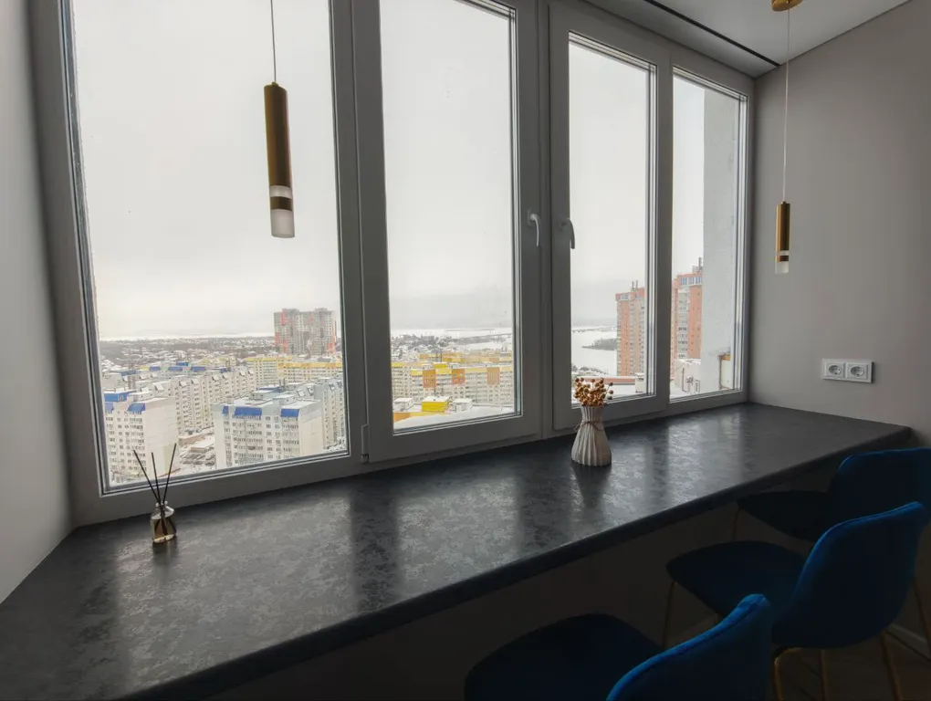 Квартира Блюмарин рядом Волга, вид на мост